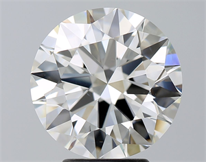 Picture of Natural Diamond 4.01 Carats, Round with Excellent Cut, I Color, VS2 Clarity and Certified by GIA