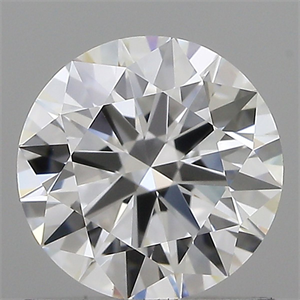 Picture of Lab Grown Diamond 0.89 Carats, Round with Ideal Cut, D Color, VVS2 Clarity and Certified by IGI