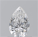 Diamante Natural 0.70 quilates, De pera , Color E, claridad VS2 y certificado GIA