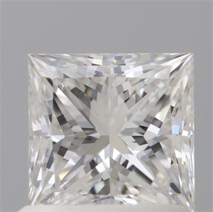 Picture of Natural Diamond 1.00 Carats, Princess with  Cut, E Color, VS1 Clarity and Certified by GIA