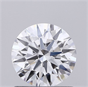 Del inventario de diamantes de laboratorio, 0.74 quilates, Redondo , Color D, claridad VVS2 y certificado IGI