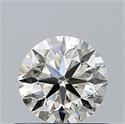 Natural Diamond 0.60 Carats, Round with Very Good Cut, J Color, VS1 Clarity and Certified by GIA