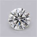 Del inventario de diamantes de laboratorio, 1.01 quilates, Redondo , Color H, claridad VVS2 y certificado IGI