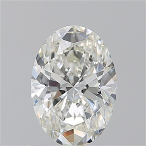 Picture of Natural Diamond 1.01 Carats, Oval with  Cut, I Color, VS1 Clarity and Certified by GIA