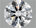 Lab Grown Diamond 2.01 Carats, Round with Excellent Cut, D Color, VVS2 Clarity and Certified by IGI