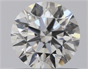Natural Diamond 0.60 Carats, Round with Excellent Cut, F Color, SI1 Clarity and Certified by GIA