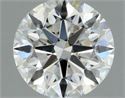 Natural Diamond 0.43 Carats, Round with Excellent Cut, G Color, SI2 Clarity and Certified by GIA