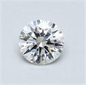 Diamante Natural 0.50 quilates, Redondo , Color H, claridad VS1 y certificado GIA