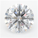 Lab Grown Diamond 3.34 Carats, Round with Ideal Cut, D Color, IF Clarity and Certified by IGI