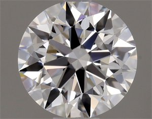 Picture of Natural Diamond 0.77 Carats, Round with Excellent Cut, D Color, VVS2 Clarity and Certified by GIA