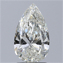 Natural Diamond 1.50 Carats, Pear with  Cut, J Color, SI2 Clarity and Certified by GIA