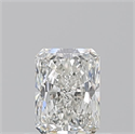 Natural Diamond 0.56 Carats, Radiant with  Cut, H Color, VVS2 Clarity and Certified by GIA