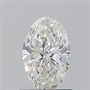 Picture of Natural Diamond 1.01 Carats, Oval with  Cut, H Color, SI2 Clarity and Certified by GIA