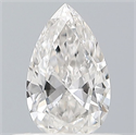 Natural Diamond 0.34 Carats, Pear with  Cut, F Color, VS1 Clarity and Certified by GIA