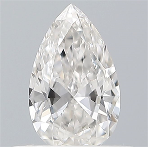 Picture of Natural Diamond 0.34 Carats, Pear with  Cut, F Color, VS1 Clarity and Certified by GIA