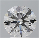 Lab Grown Diamond 3.49 Carats, Round with Ideal Cut, E Color, VS1 Clarity and Certified by IGI
