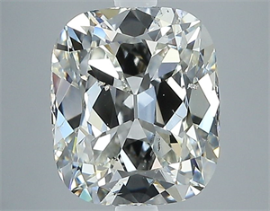 Foto Diamante Natural 2.50 quilates, Del cojín , Color I, claridad SI2 y certificado GIA de