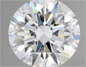 Lab Grown Diamond 1.05 Carats, Round with Ideal Cut, D Color, VVS2 Clarity and Certified by IGI
