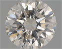 Natural Diamond 0.40 Carats, Round with Excellent Cut, J Color, I1 Clarity and Certified by IGI