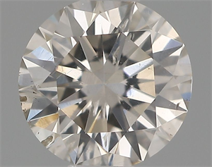 Picture of Natural Diamond 0.40 Carats, Round with Excellent Cut, J Color, I1 Clarity and Certified by IGI