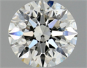 Natural Diamond 0.70 Carats, Round with Excellent Cut, H Color, SI1 Clarity and Certified by GIA