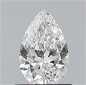 Diamante Natural 0.70 quilates, De pera , Color F, claridad VVS2 y certificado GIA