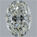 Natural Diamond 2.50 Carats, Oval with  Cut, I Color, SI2 Clarity and Certified by GIA