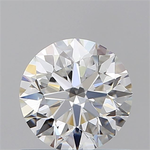 Picture of Natural Diamond 0.75 Carats, Round with Excellent Cut, F Color, VVS2 Clarity and Certified by GIA