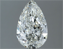 Natural Diamond 1.20 Carats, Pear with  Cut, H Color, SI1 Clarity and Certified by GIA