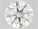 Diamante Natural 1.57 quilates, Redondo , Color G, claridad IF y certificado GIA