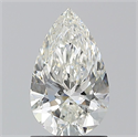 Natural Diamond 1.30 Carats, Pear with  Cut, I Color, SI2 Clarity and Certified by GIA