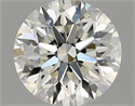 Natural Diamond 1.00 Carats, Round with Excellent Cut, J Color, VVS2 Clarity and Certified by GIA