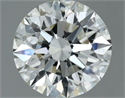 Natural Diamond 1.01 Carats, Round with Excellent Cut, I Color, VS1 Clarity and Certified by IGI