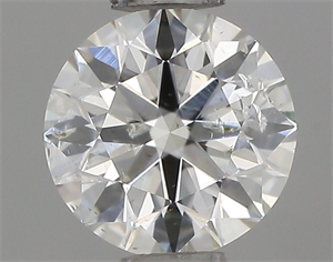 Picture of Natural Diamond 0.50 Carats, Round with Excellent Cut, I Color, SI2 Clarity and Certified by IGI