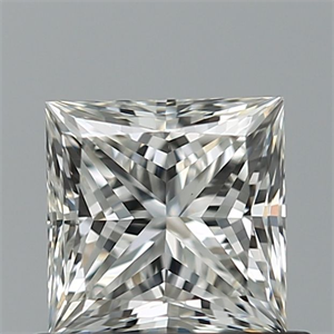 Picture of Natural Diamond 0.81 Carats, Princess with  Cut, F Color, VVS2 Clarity and Certified by IGI