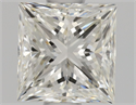 Natural Diamond 1.01 Carats, Princess with  Cut, J Color, VS1 Clarity and Certified by GIA