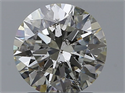 Diamante Natural 1.51 quilates, Redondo , Color K, claridad SI2 y certificado HRD
