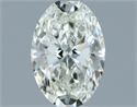 Natural Diamond 0.83 Carats, Oval with  Cut, I Color, VS1 Clarity and Certified by IGI