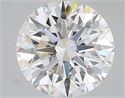 Lab Grown Diamond 4.02 Carats, Round with Ideal Cut, E Color, VVS2 Clarity and Certified by IGI