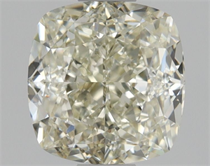 Foto Diamante Natural 1.03 quilates, Del cojín , Color N, claridad VVS2 y certificado GIA de