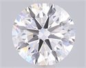 Lab Grown Diamond 1.41 Carats, Round with Ideal Cut, D Color, VVS2 Clarity and Certified by IGI
