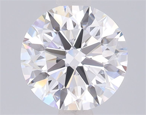 Picture of Lab Grown Diamond 1.41 Carats, Round with Ideal Cut, D Color, VVS2 Clarity and Certified by IGI