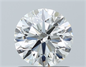 Diamante Natural 0.90 quilates, Redondo , Color I, claridad VS2 y certificado GIA