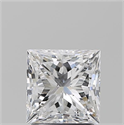 Natural Diamond 2.01 Carats, Princess with  Cut, D Color, SI2 Clarity and Certified by GIA