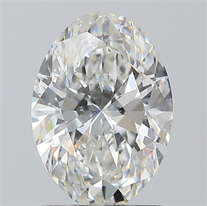 Picture of Natural Diamond 1.20 Carats, Oval with  Cut, G Color, SI1 Clarity and Certified by GIA