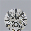 Natural Diamond 0.40 Carats, Round with Excellent Cut, G Color, SI1 Clarity and Certified by IGI