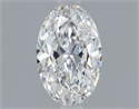 Diamante Natural 0.60 quilates, Ovalado , Color F, claridad VVS2 y certificado GIA