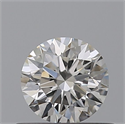 Natural Diamond 0.42 Carats, Round with Excellent Cut, G Color, IF Clarity and Certified by GIA