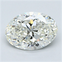 Diamante Natural 3.01 quilates, Ovalado , Color I, claridad VS2 y certificado GIA