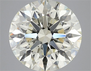 Picture of Natural Diamond 5.02 Carats, Round with Excellent Cut, L Color, VS2 Clarity and Certified by IGI